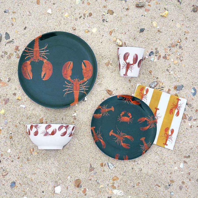 Sophie Allport Lobster Melamine Bowl image number 1
