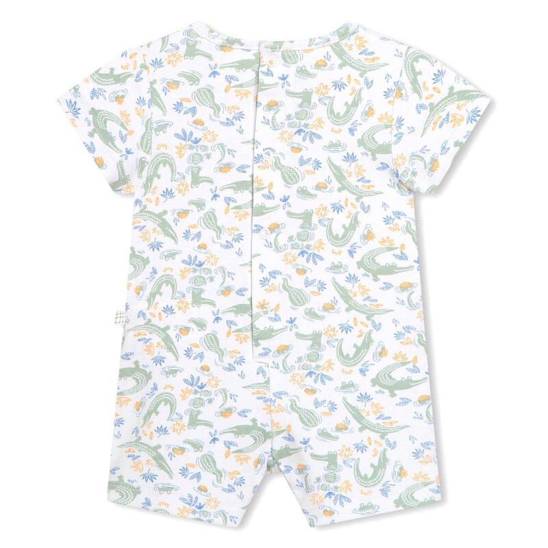 Carrement Beau Overall Shorts & Hat Set 1 - 12M image number 1
