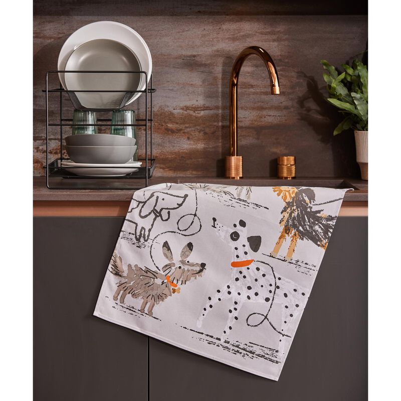 Ulster Weavers Cotton Tea Towel Dog Days image number 1