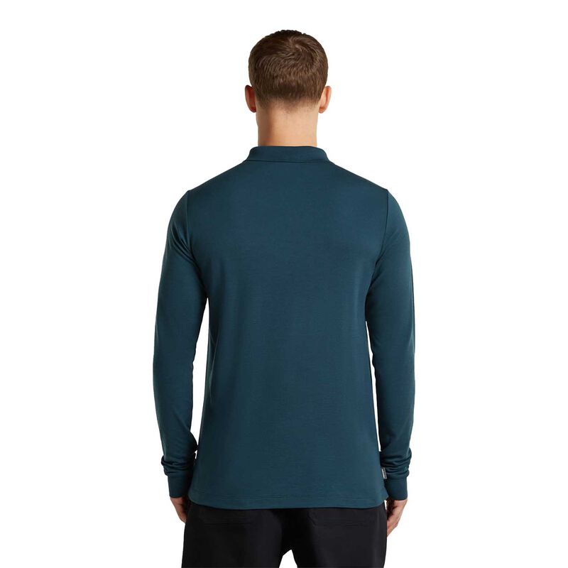 Icebreaker M 15.5 MerinoFine Pique LS Polo image number 1