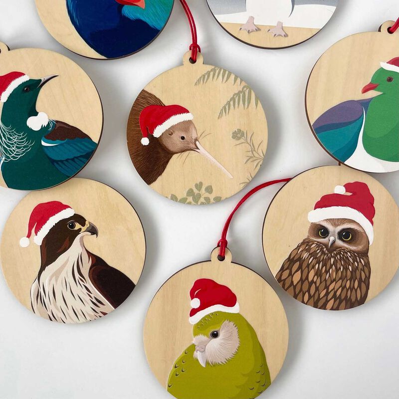 Hansby Design Tui Christmas Baubles Set Of 4 image number 1