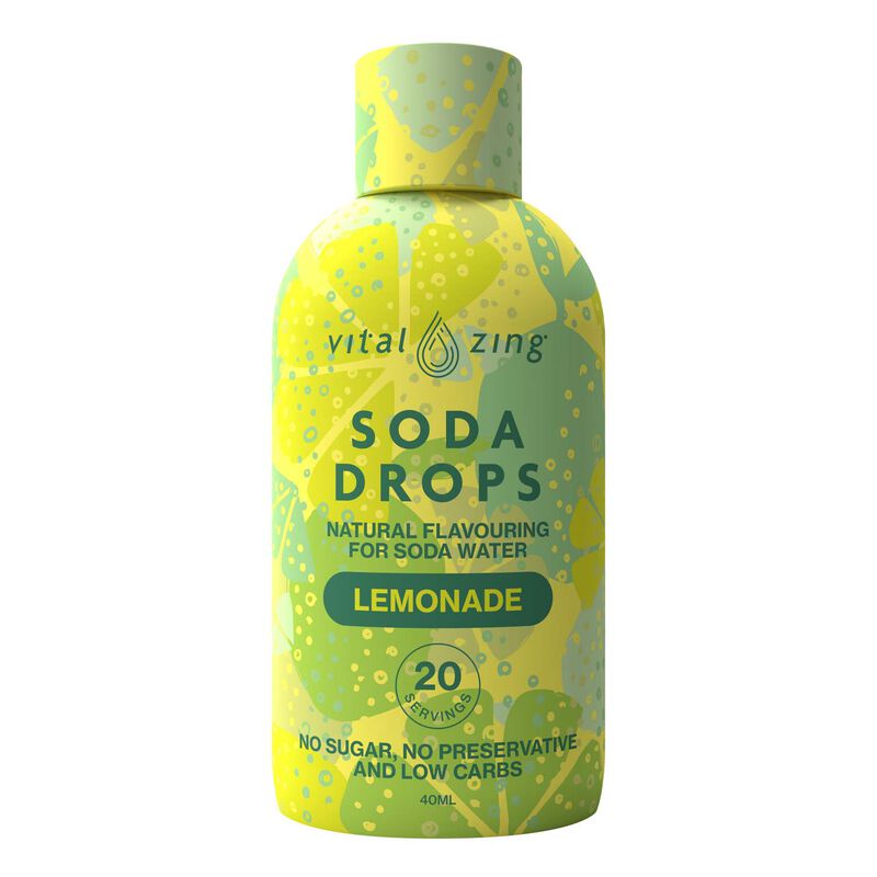Vital Zing Soda Drops Lemonade 40ml image number 0