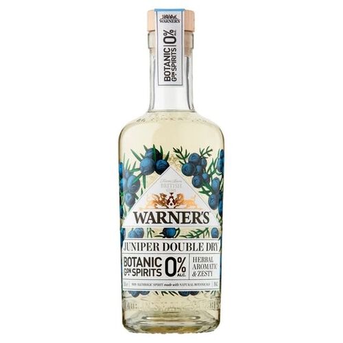 Warner's Juniper Double Dry 0% Alcohol Spirit 500ml