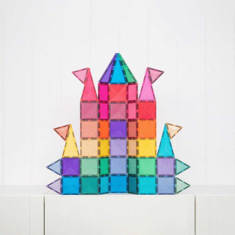 Connetix Tiles Glitter Castle Pack 48 Pieces image number 2