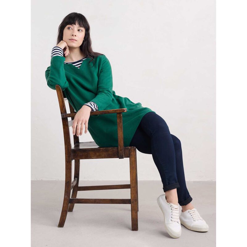 Seasalt Cornwall Zora Tunic Watson Green image number 3