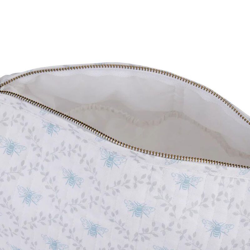 Sophie Allport Wash Bag Quilted Cotton Large - Bees & Leaves image number 2