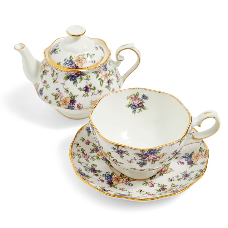 Royal Albert 100 Years Tea for One 500ml English Chintz 1940 image number 1