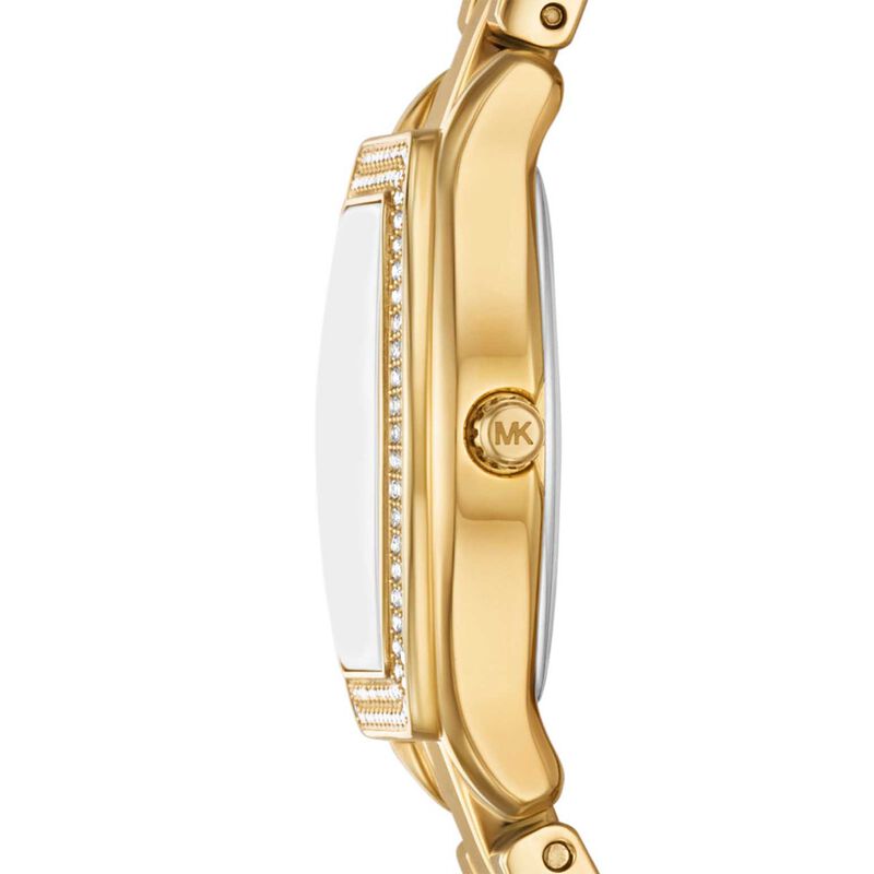 Michael Kors Chelsea Three-Hand Gold-Tone Stainless Steel Watch image number 2