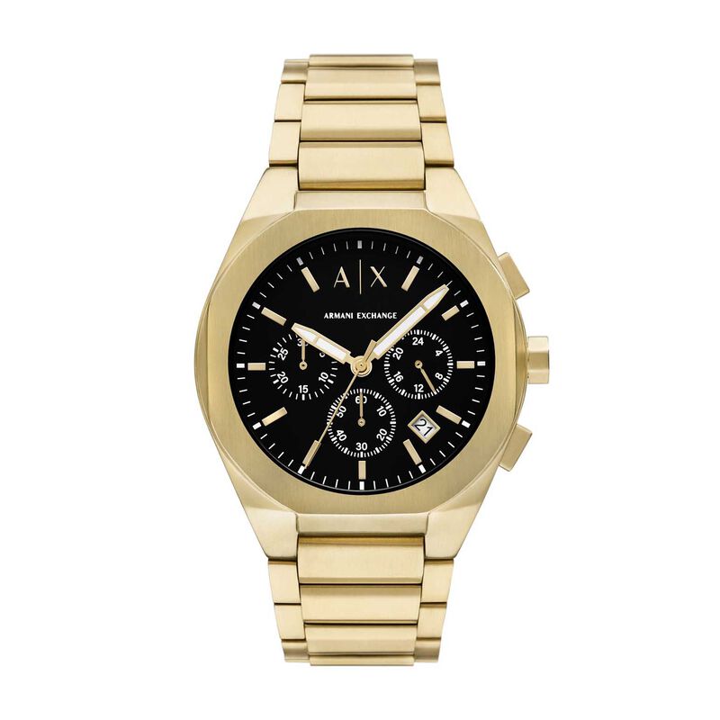 Armani Exchange Rafael Gold-Tone Watch AX4180 image number 0