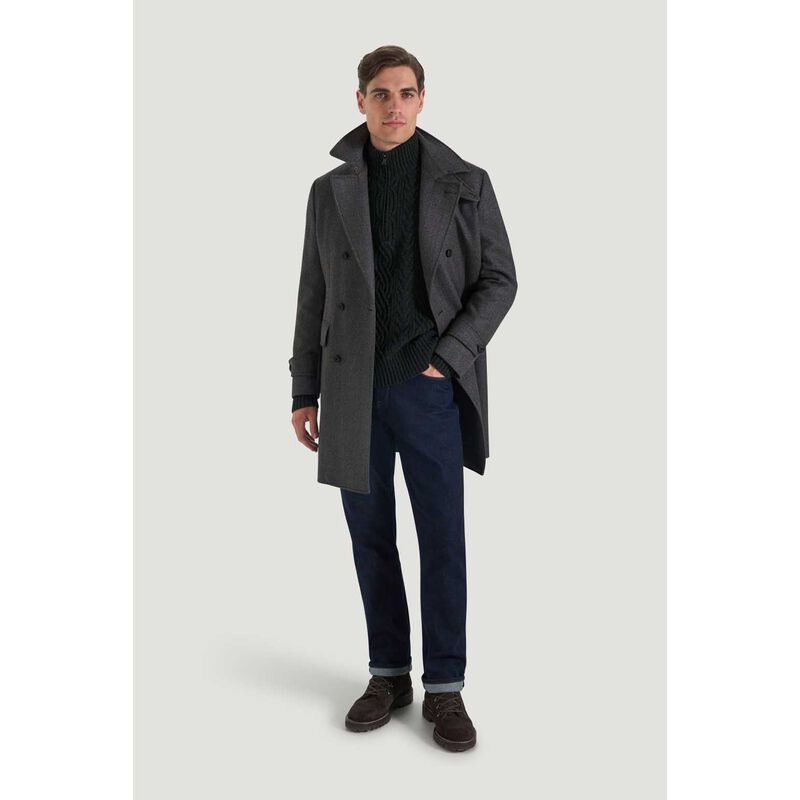 M.J. Bale Bull Cable Half Zip Knit image number 7