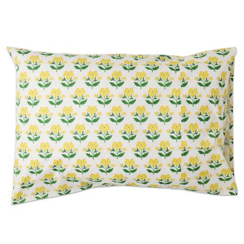 Kip&Co X Anna Spiro Indian Summer Yellow Organic Cotton Pc 2P Std Set