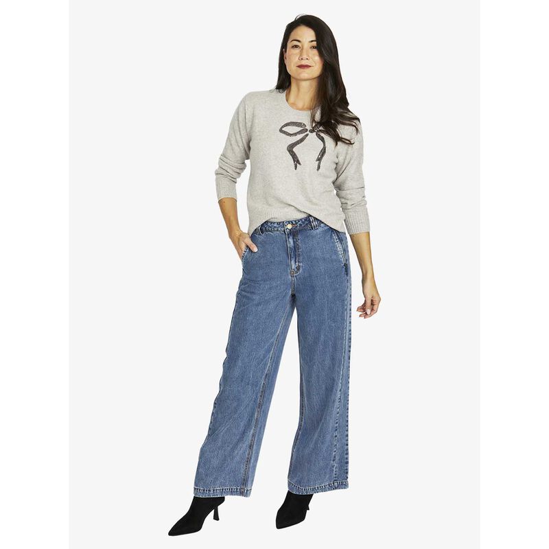 Jump Sequin Bow Pullover image number 3