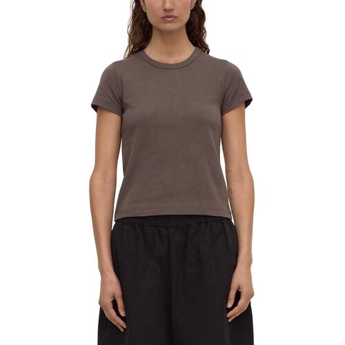 Assembly Label Lyla Cap Sleeve Tee Bark