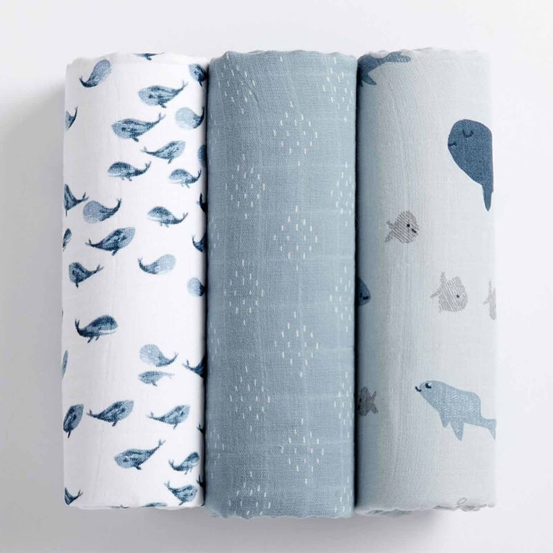 Pottery Barn Kids Jack Nautical Swaddle Set Of 3 image number 0