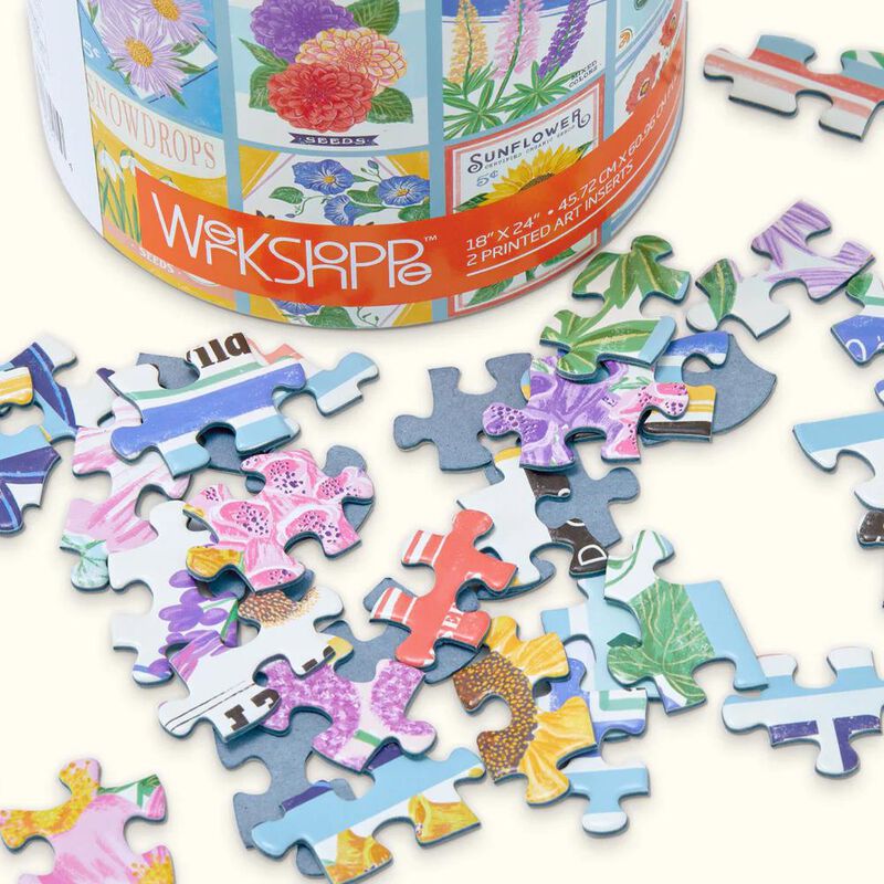 WerkShoppe Seed Packets 500 Piece Puzzle image number 2