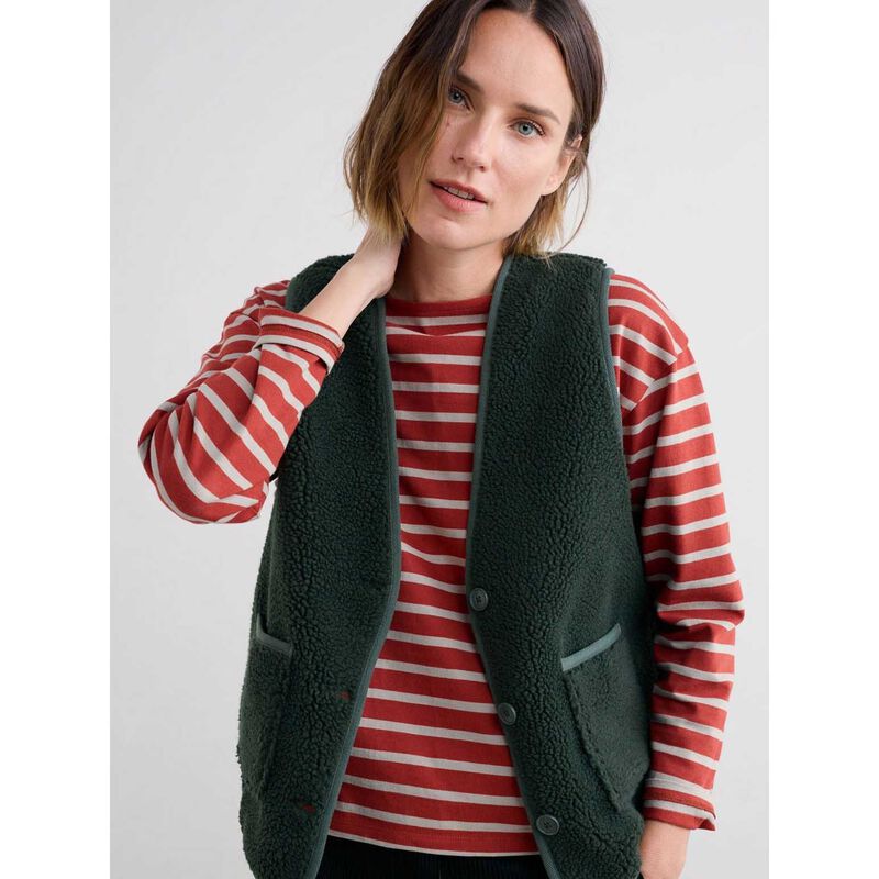 Seasalt Cornwall Well Wisher Gilet Coppice image number 2