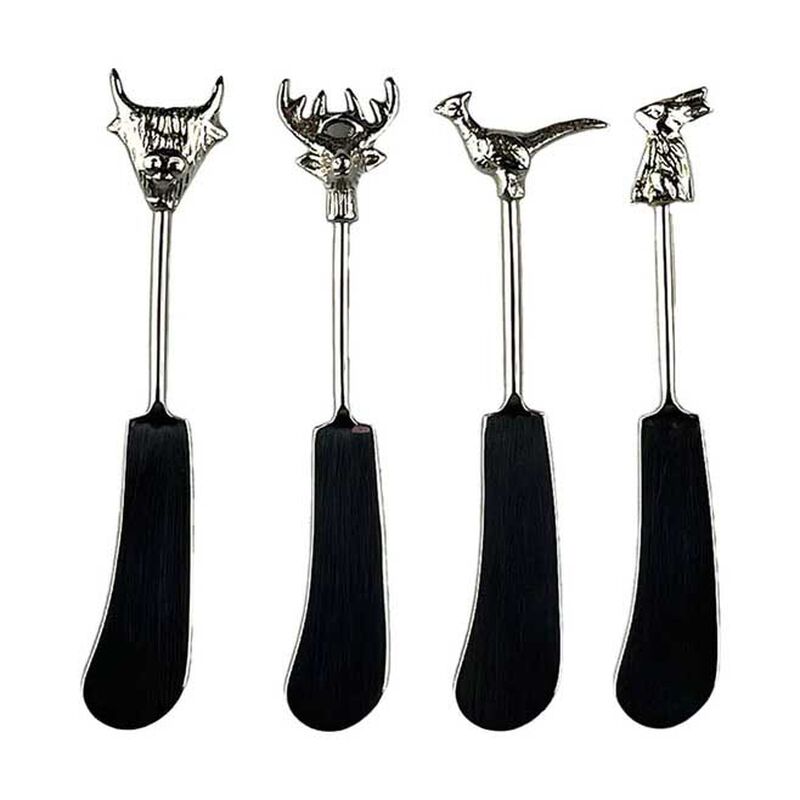 Selbrae House 4 Butter Knives - Country Animals image number 0