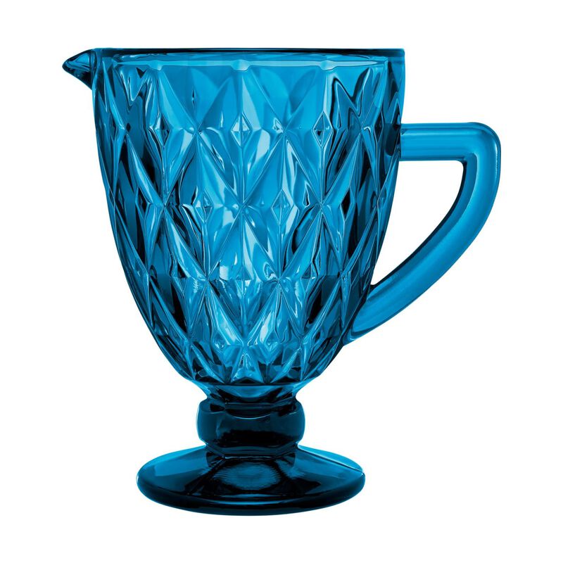 Casa Domani Deanna Glass Jug 1.1L Blue Gift Boxed image number 2
