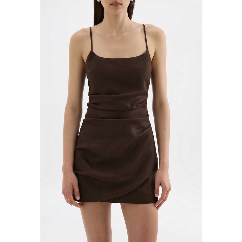 Nude Lucy Rani Linen Mini Dress image number 2