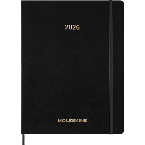Moleskine 13 Month Essential Planner SC Weekly Vertical XXL Black 2026