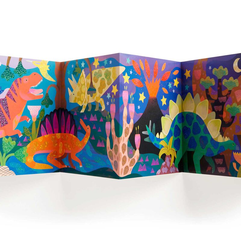 Dinosaur Land Sticker Sparkle Poster Activity Kit image number 3