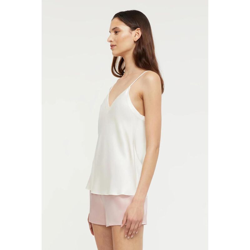 Ginia Silk Cami V Neck image number 7