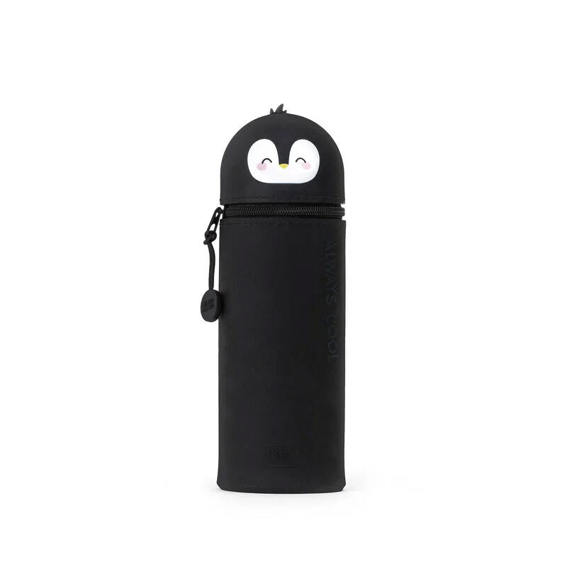 Legami Kawaii 2-In-1 Soft Silicone Penguin Pencil Case image number 0