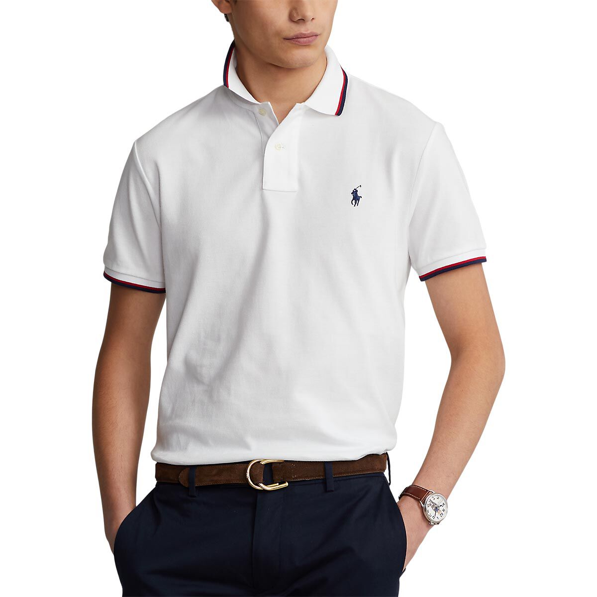 Polo Ralph Lauren Custom Slim Fit Mesh Polo Shirt Ballantynes Department Store