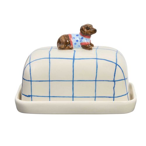 Robert Gordon Butter Dish - Dachshund Butter Up