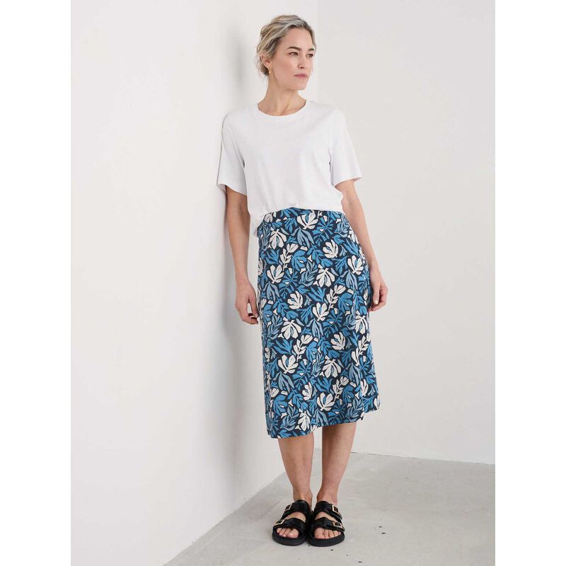 Seasalt Cornwall Rose Skirt Cut Out Seaweed Maritime image number 3