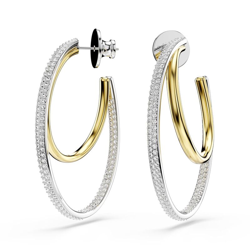 Swarovski Hyperbola Hoop Earrings image number 2