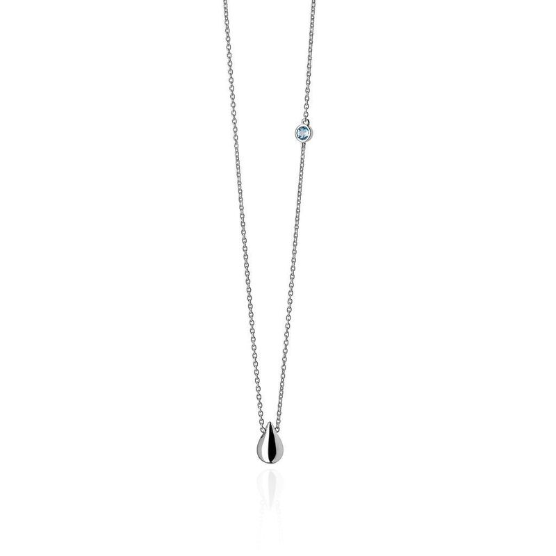 Boh Runga Drop in the Ocean Pendant Silver image number 0