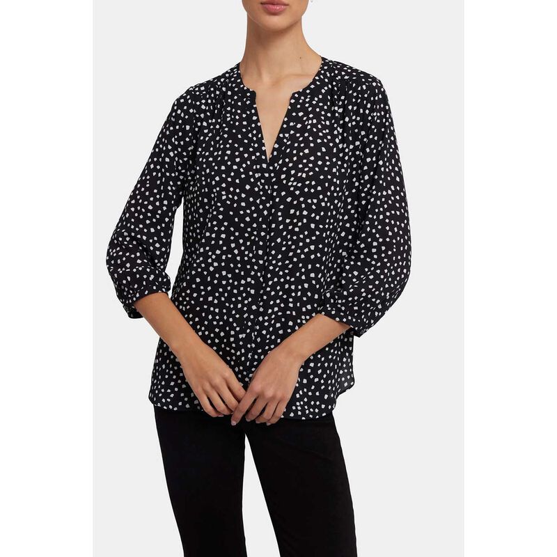 NYDJ Pintuck Blouse image number 2