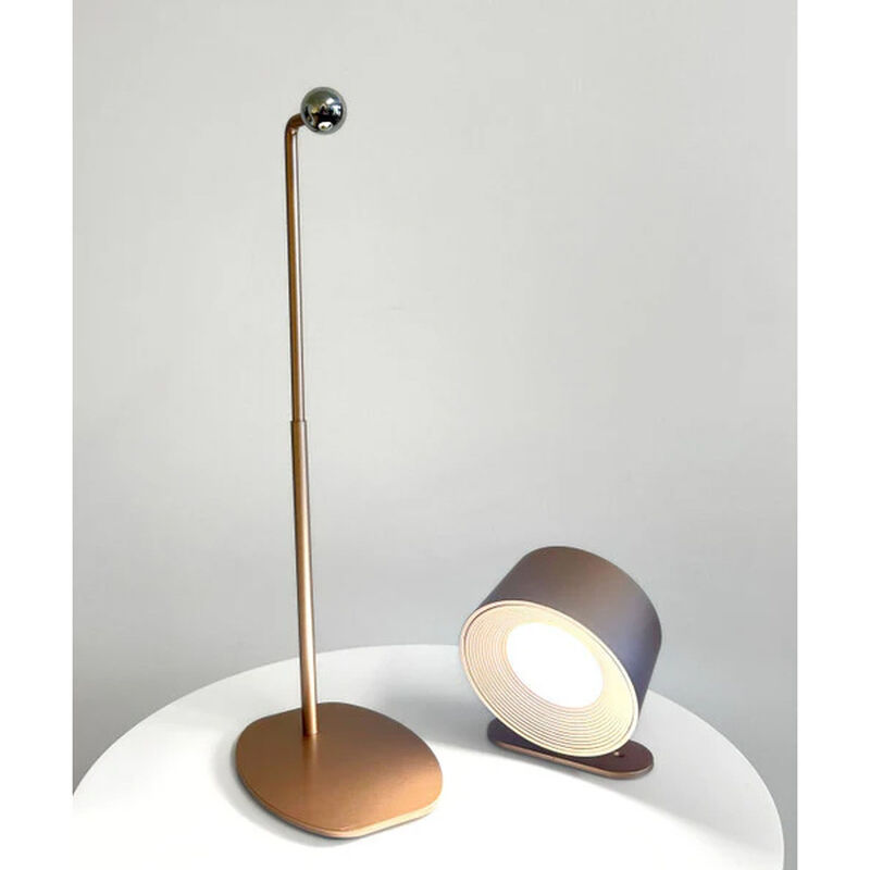 Stellar Haus 360° Champagne LED USB Table Lamp image number 1