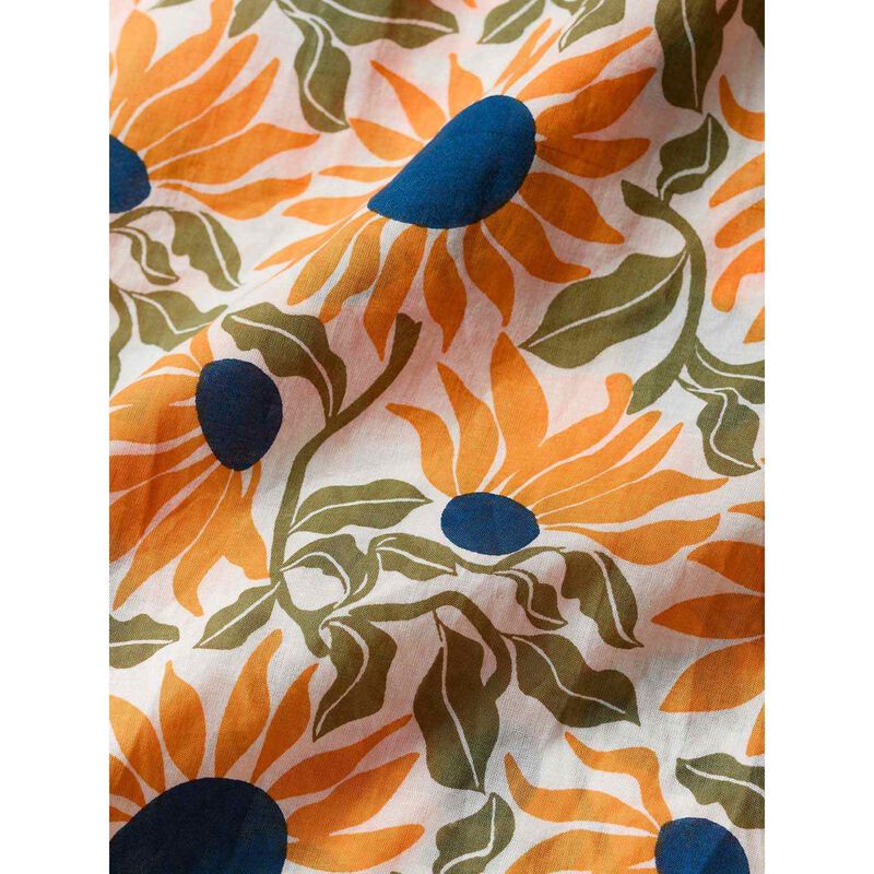 Seasalt Cornwall Garden Gate Top Ii Bold Sunflower Daylily image number 2