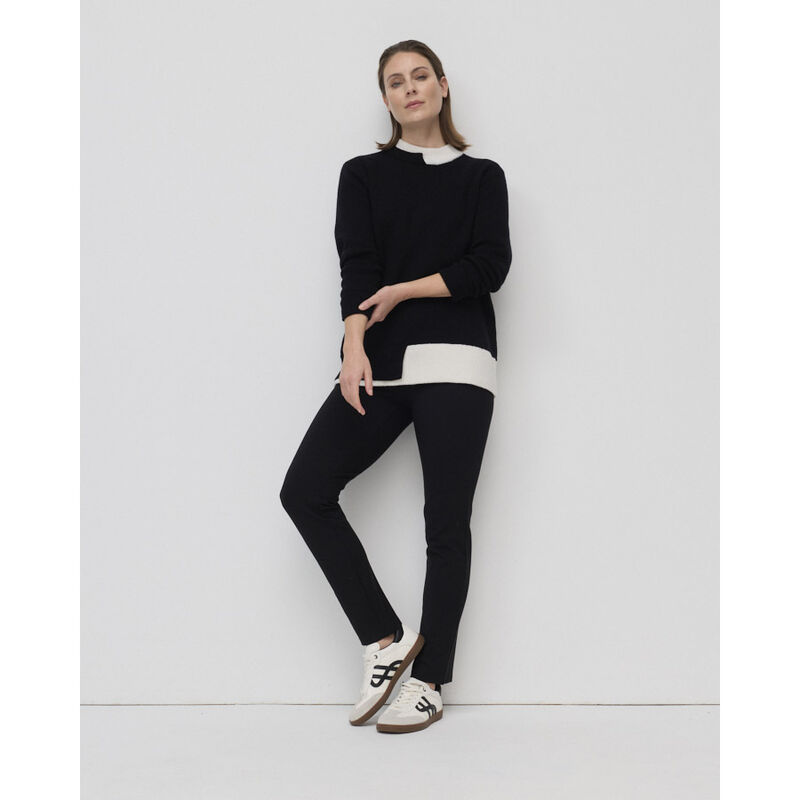 Marco Polo Layered Rib Sweater image number 2