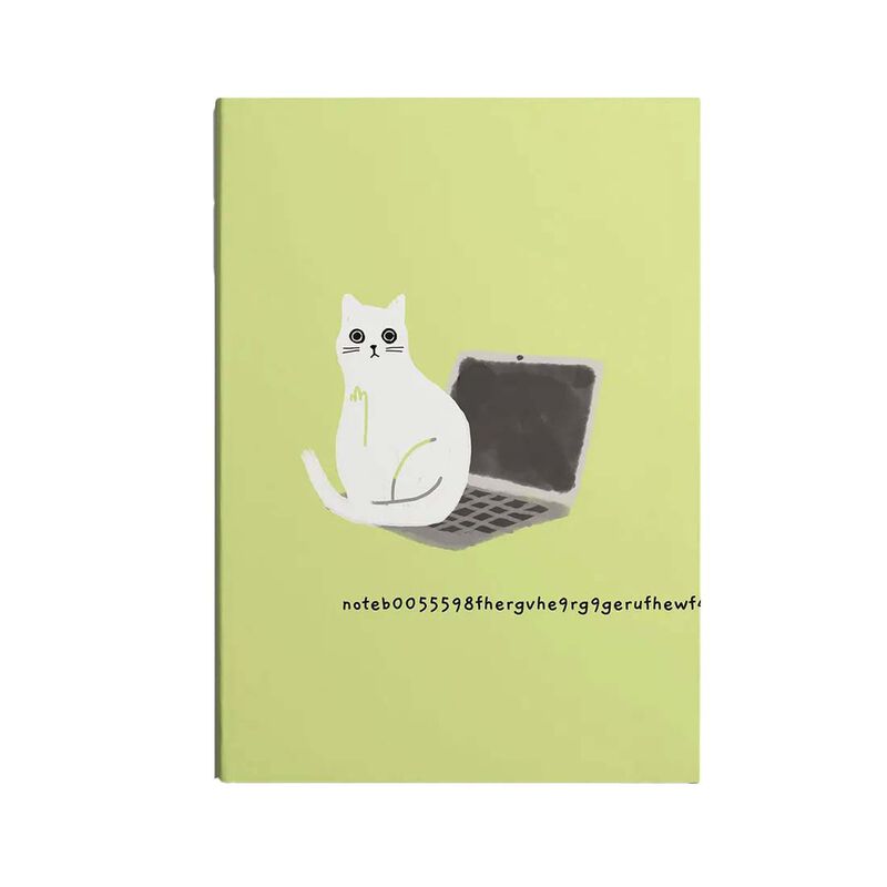 Oh Deer Laptop A5 Smooth Soft Cover Notebook image number 0