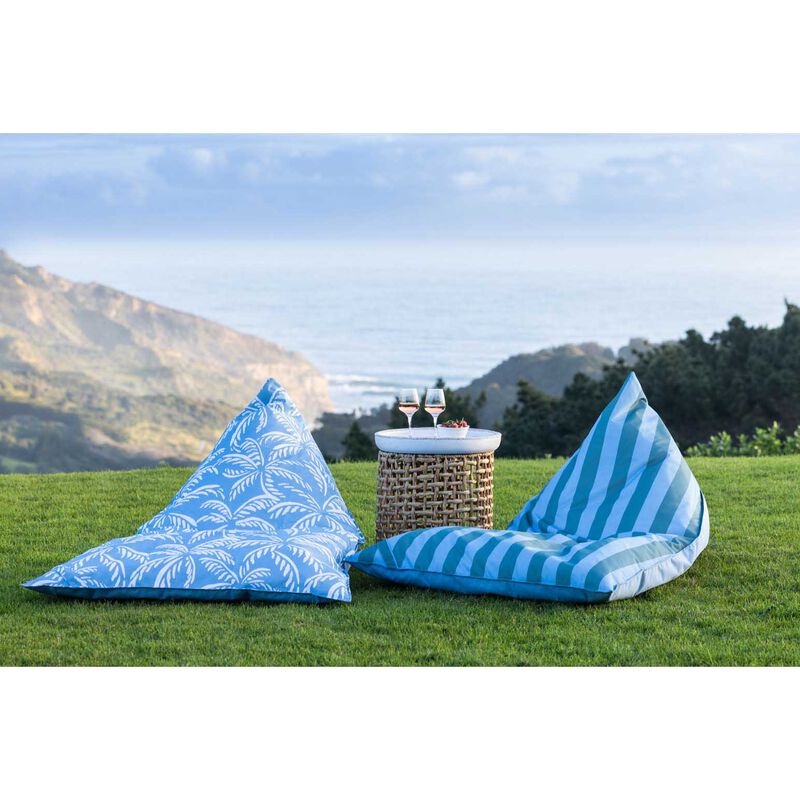 Wallace Cotton Alfresco Lounger Bean Bag image number 1