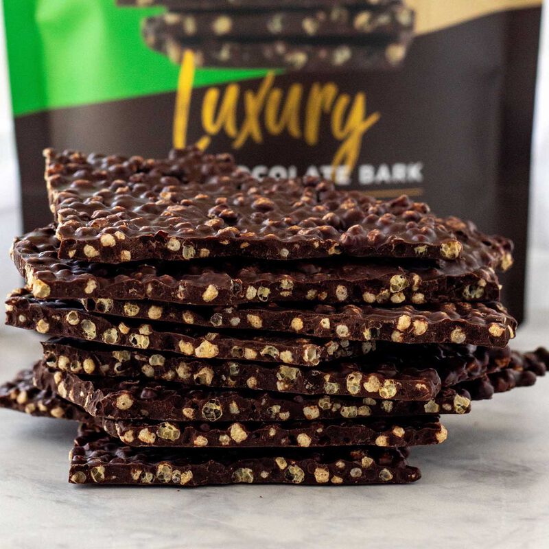 The Remarkable Chocolate Co Crispy Mint Bark 125g image number 1