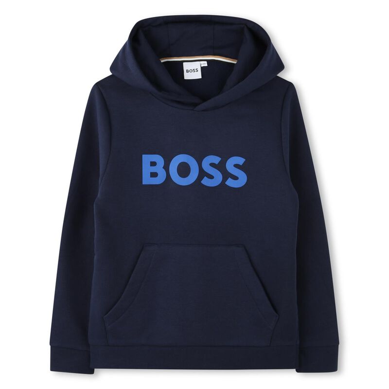 BOSS Kangaroo Pocket Hoodie 6Y - 8Y image number 0