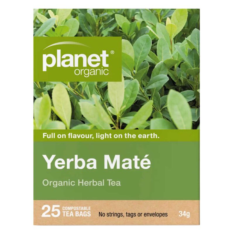 Planet Organic Yerba Mate 25 Teabags image number 0