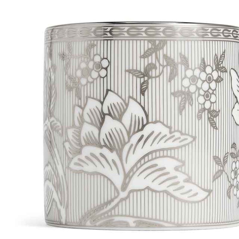 Wedgwood Silver Tonquin Mug Silver/White image number 1