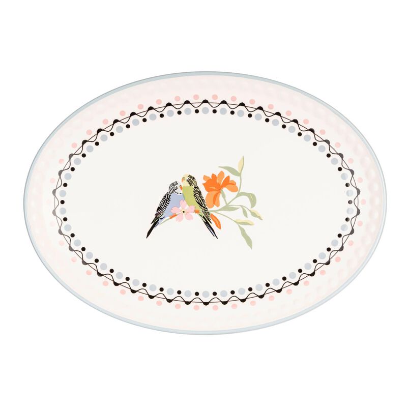 Cath Kidston Painted Table Ceramic Oval Platter 36cm image number 0