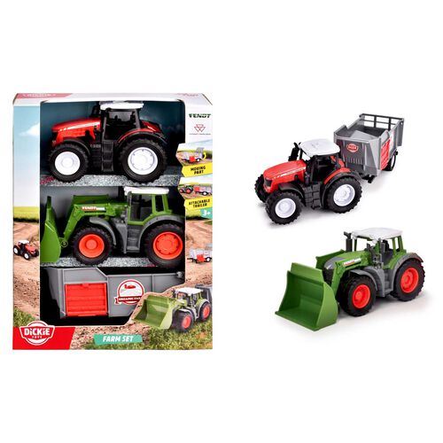 Dickie Toys Fendt & Masey Ferguson Farm Set