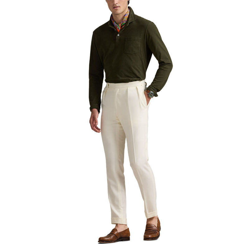 Polo Ralph Lauren Classic Fit Sueded Jersey Polo Shirt image number 3