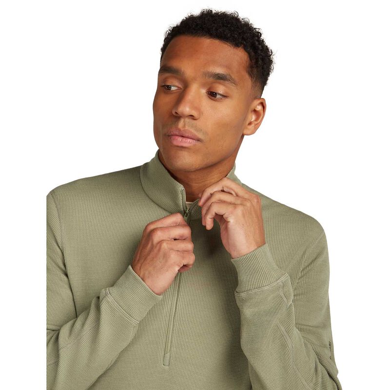 Icebreaker M Merino 260 Waffle Knit Wander LS Half Zip image number 6