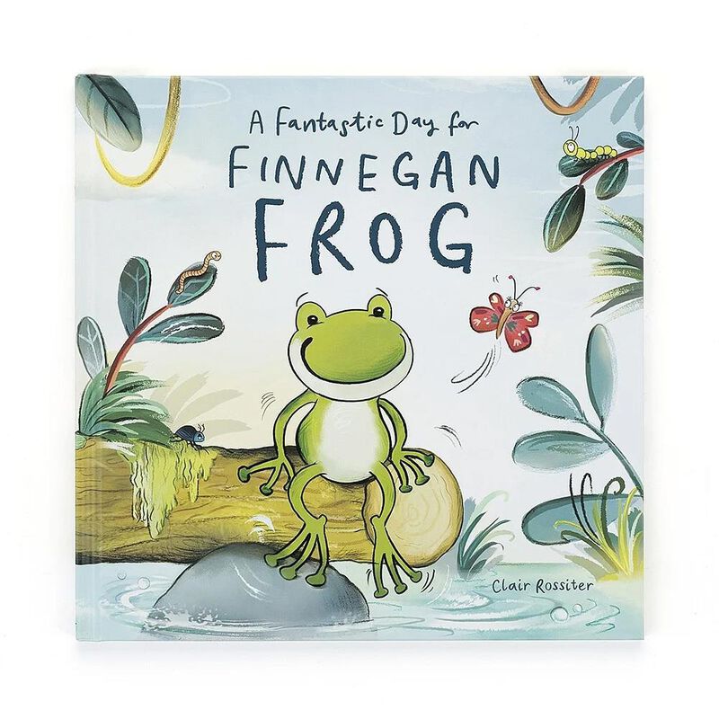 Jellycat A Fantastic Day for Finnegan Frog Book image number 0