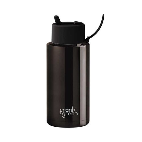 frank green 34oz Reusable Bottle Shadow Chrome w Flip Straw Lid