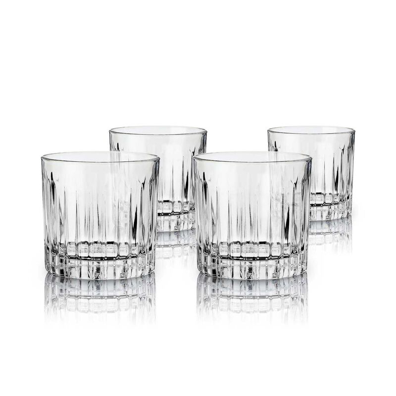 Viski Reserve Milo Crystal Neat Glasses, Set of 4 image number 0