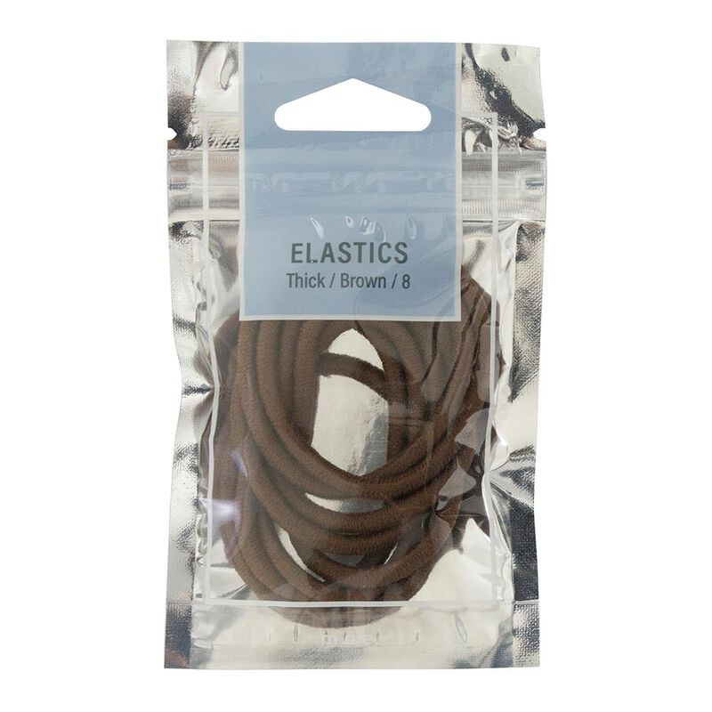 Mae Elasitcs Thick Brown (8) image number 0